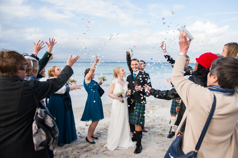 Getting married at camusdarach beach wedding photography