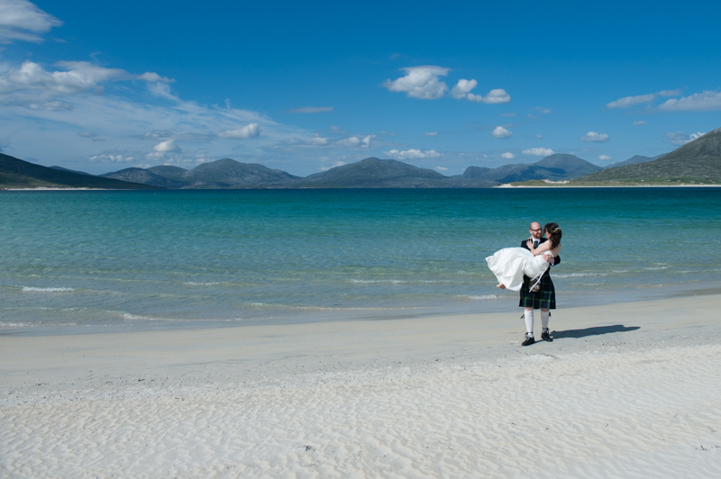 Elopement - isle of harris wedding on luskentyre beach photography 