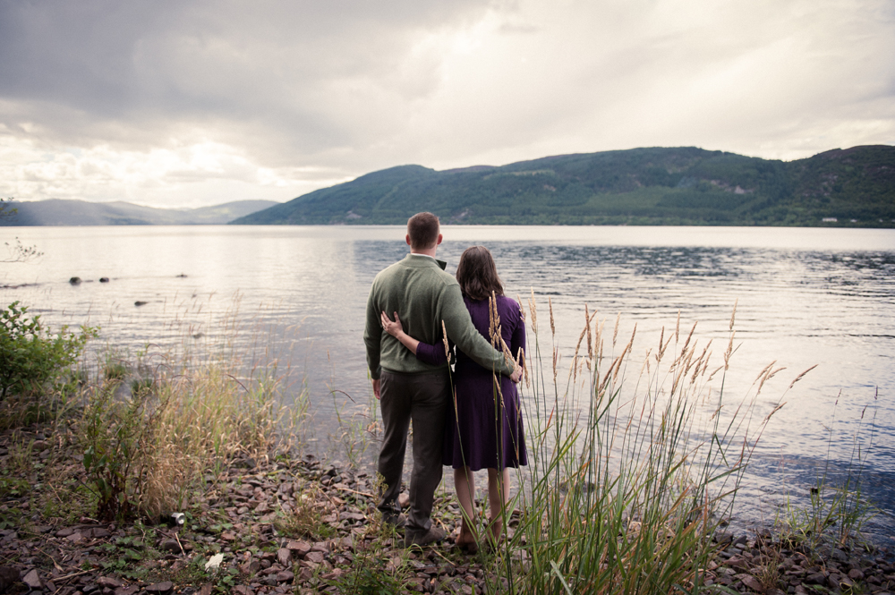 Portrait photography looking to Loch Ness
