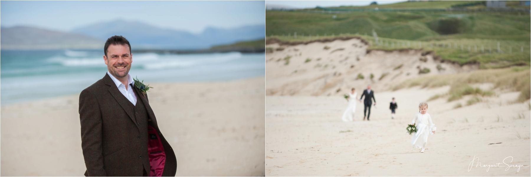 Scarista beach elopement wedding island photography 