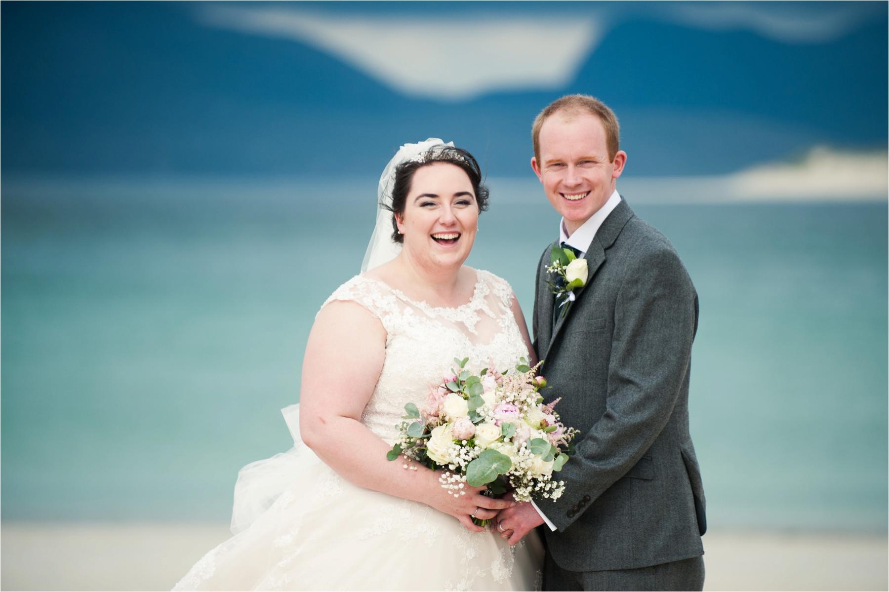 bridal shot at horgabost beach isle of harris