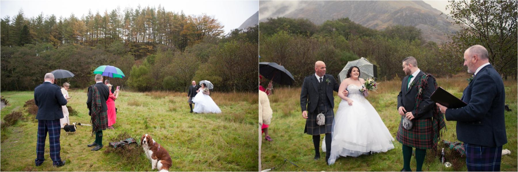 photography at scottish Highland wedding in glencoe