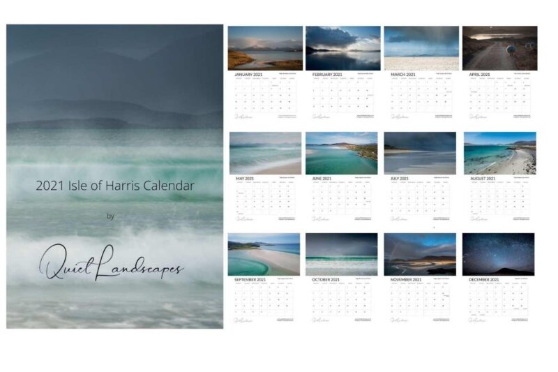 Isle of Harris calendar by photographer Margaret Soraya.