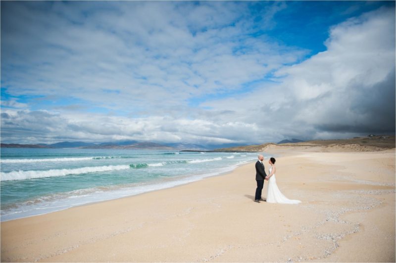 luskentyre beach wedding elopement