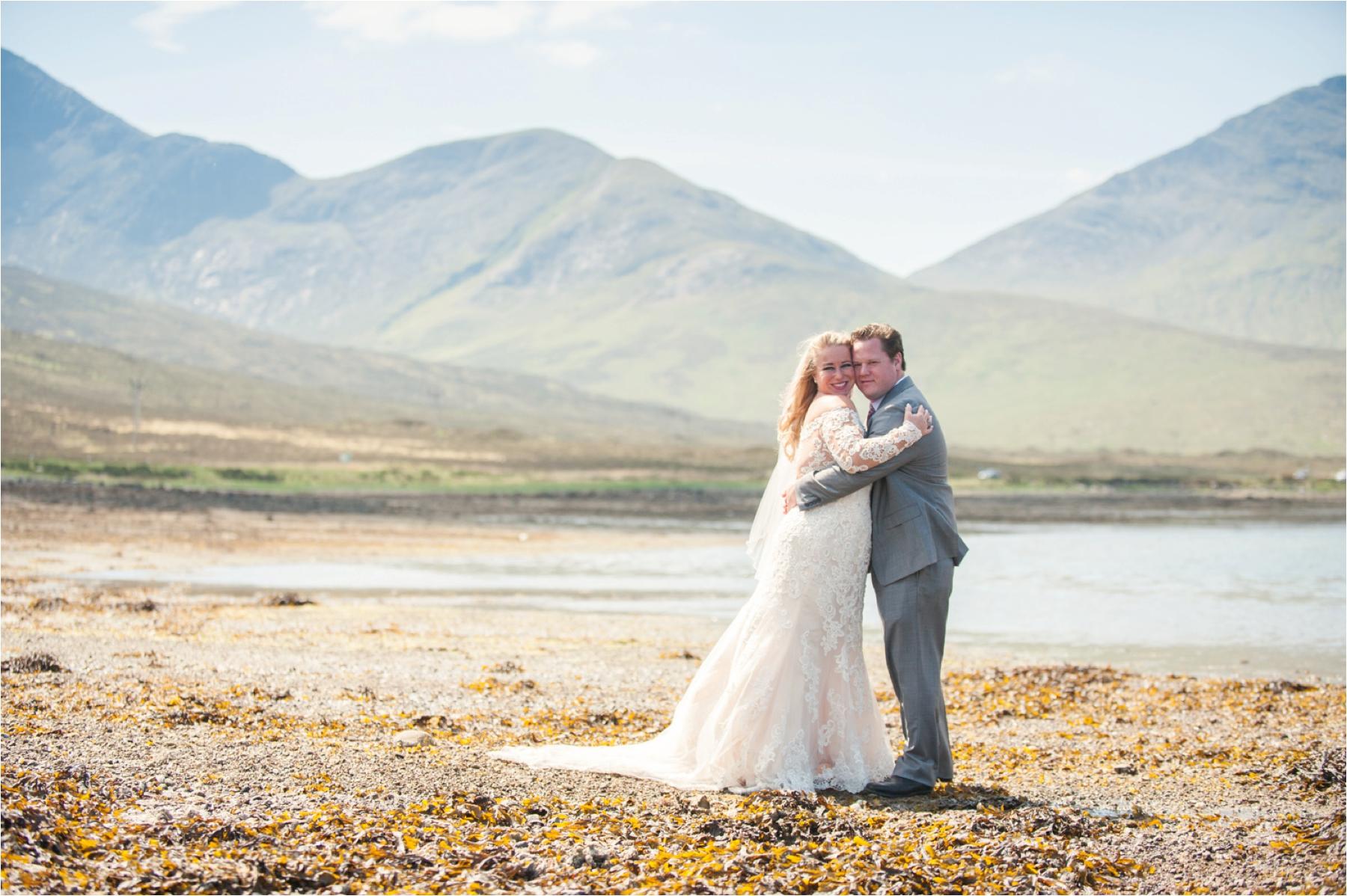 elopement photography on Scottish island photography