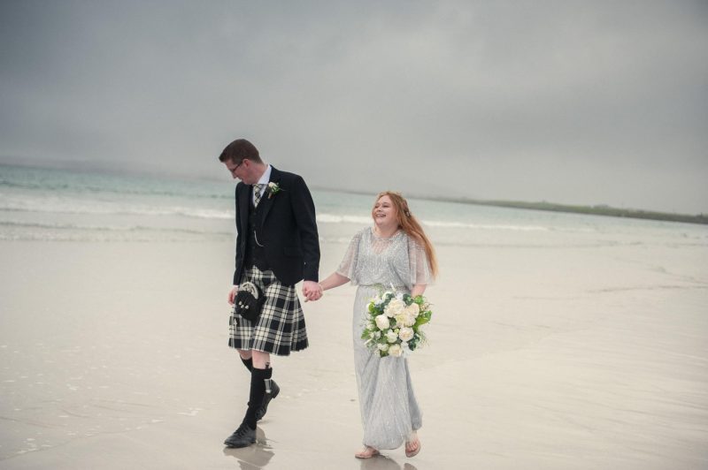 Isle of tiree beach wedding