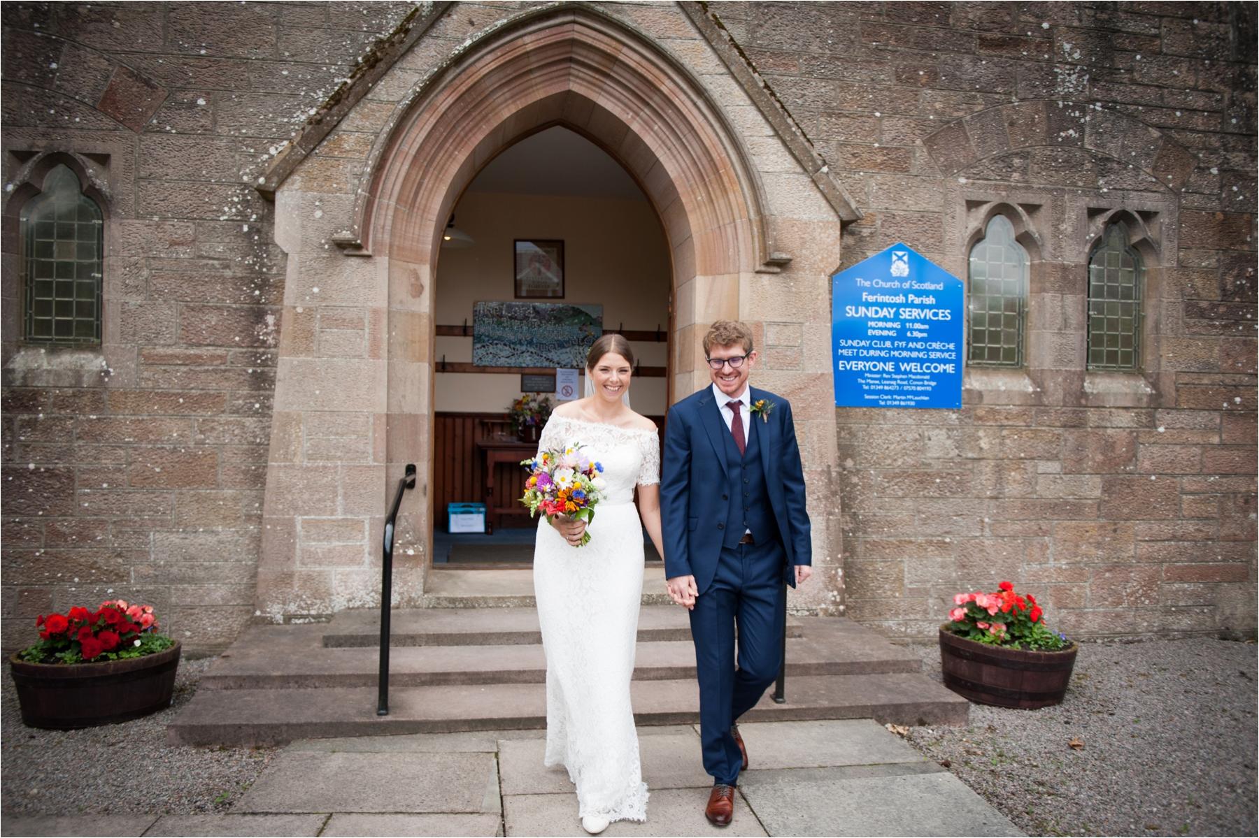 scottish highland ferintosh church wedding photography