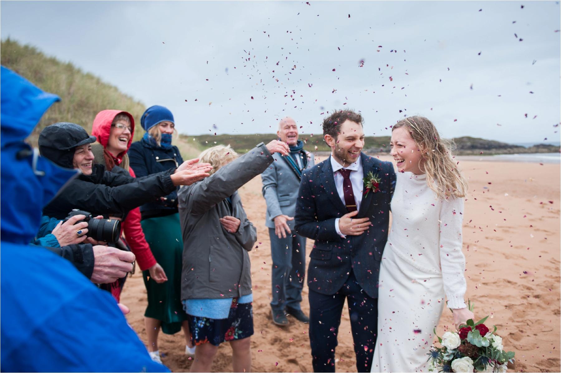 family celebrations at gairloch wedding photograph