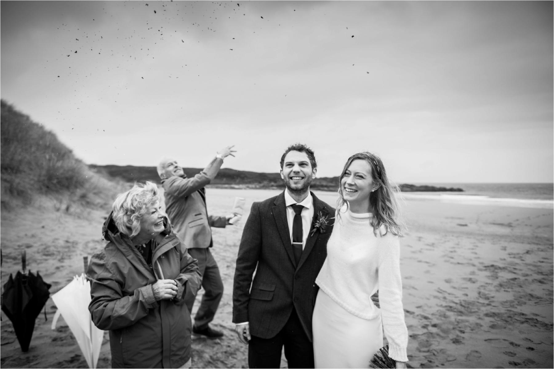 scottish beach wedding photography
