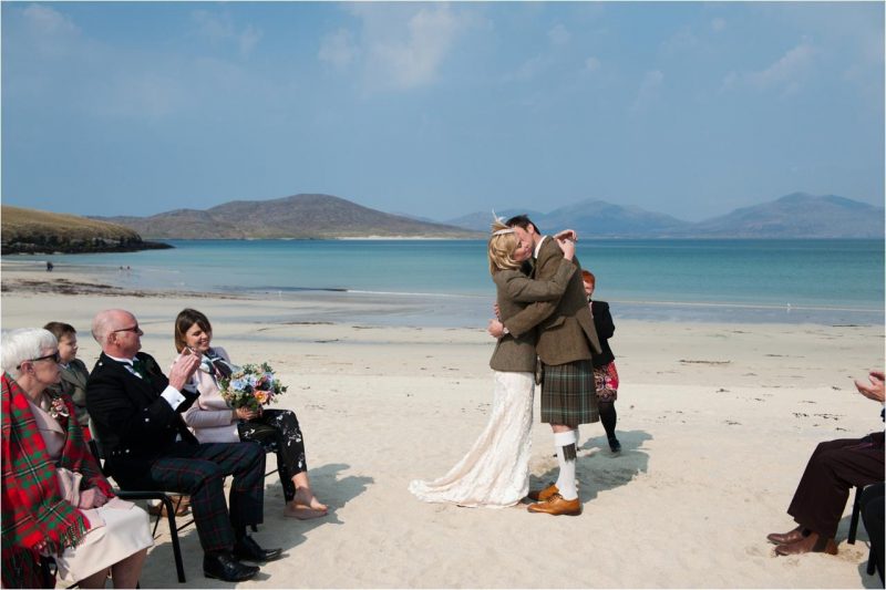 horgabost beach wedding on the outer hebrides